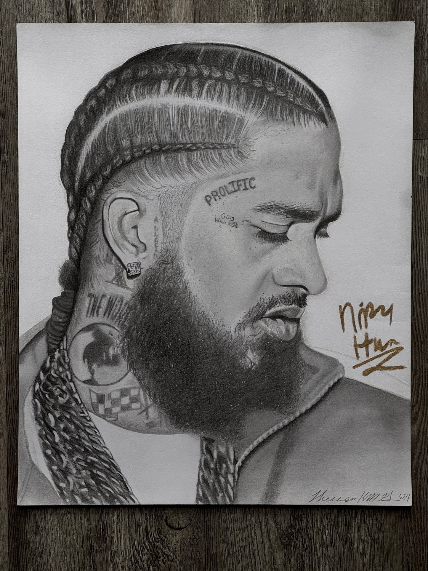 Nipsey 16x20 poster print